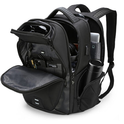 Swissdigital TERABYTE NG Mochila Negra 32L Bolsillo RFID Compartimentos Multiples