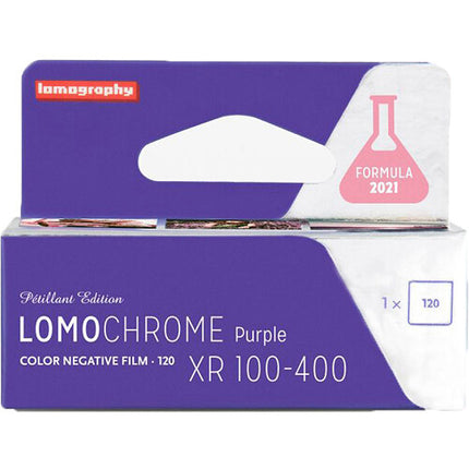 Lomography LomoChrome Purple Película Color Negativo 120 ISO 100-400 Alta Nitidez