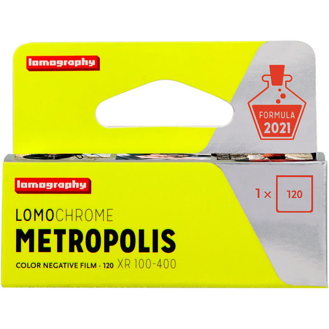 Lomography LomoChrome Metropolis 2021 Film Color Negativo ISO 100-400 120 Rollos 10-16 Exposiciones