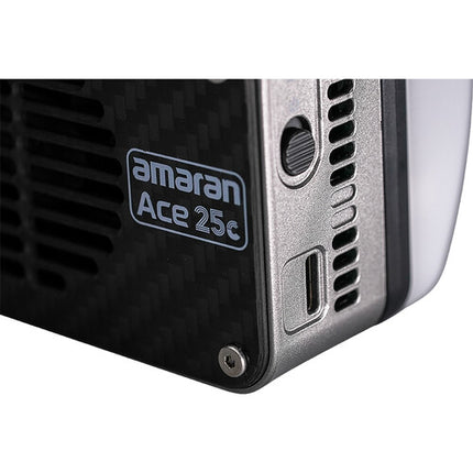 amaran Ace 25c Panel Luz LED RGB 1171 Lux 5600K con Adaptador Cold Shoe