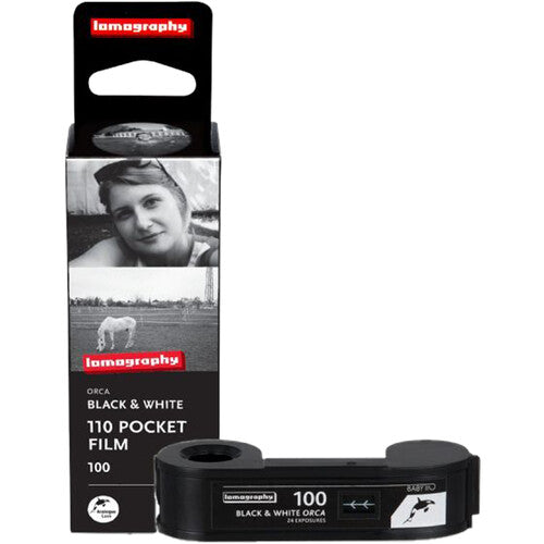 Lomography Orca Film Negativo Blanco y Negro ISO 100 24 Exposiciones