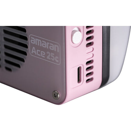 amaran Ace 25c Panel de Luz LED RGB Rosa 1171 Lux 5600K Recargable USB-C