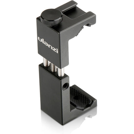 Ulanzi ST-02S Soporte para Trípode de Teléfono Metal 2.6 a 3.7" con Montaje Rápido