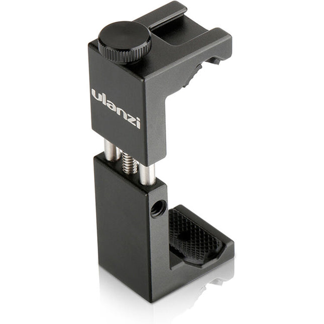 Ulanzi ST-02S Soporte para Trípode de Teléfono Metal 2.6 a 3.7" con Montaje Rápido