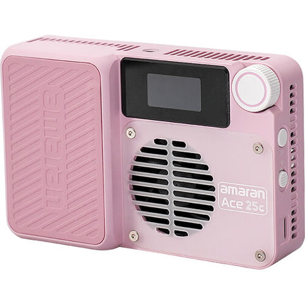 amaran Ace 25c Panel LED RGB 1171 Lux Control Bluetooth Kit Completo Rosa