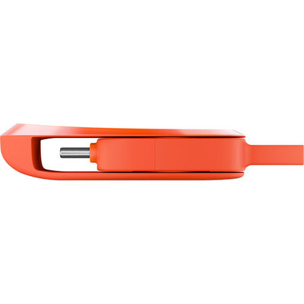 SanDisk 128GB Phone Drive USB 3.2 Gen 1 Unidad Flash USB-C y USB-A 100MB/s Naranja