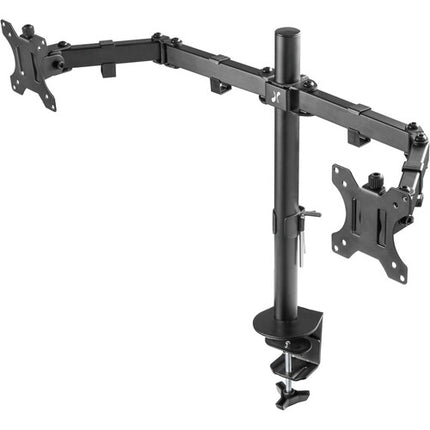 Helder Dual Soporte de Mesa con Abrazadera para Monitores 13 a 32" Ajuste hasta 17"
