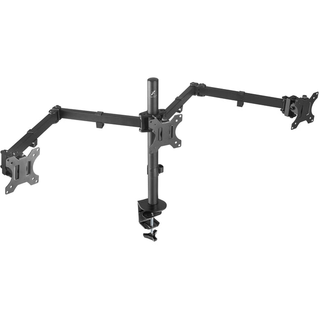 Helder Soporte de Mesa Triple para Monitores de 13 a 27" Capacidad 15.4 lb Altura Ajustable 17"