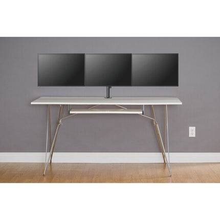 Helder Soporte de Mesa Triple para Monitores de 13 a 27" Capacidad 15.4 lb Altura Ajustable 17"