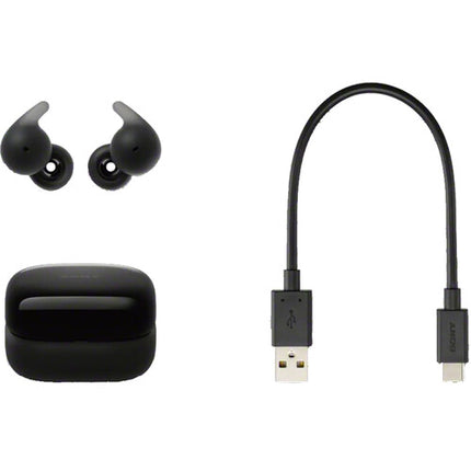 Sony LinkBuds Auriculares inalámbricos abiertos negros 11mm 22 horas batería