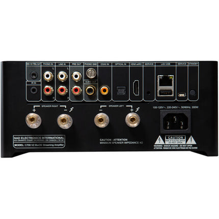 NAD Electronics C 700 V2 Amplificador Streaming 80W 2.1 Canales BluOS