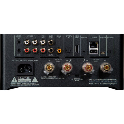 NAD Electronics Masters M10 V3 Amplificador Estéreo Streaming 100W 7" LCD