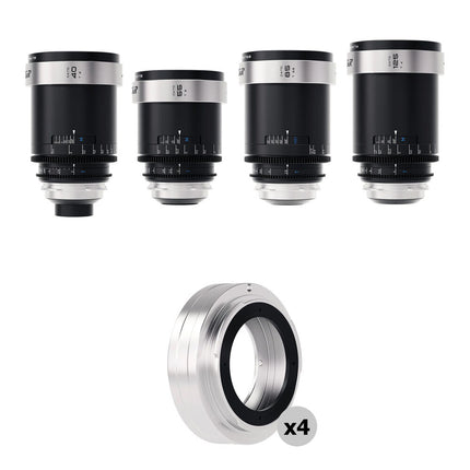 BLAZAR LENS CATO Set de 4 Lentes Anamórficos 40 55 85 125mm Full Frame ARRI PL