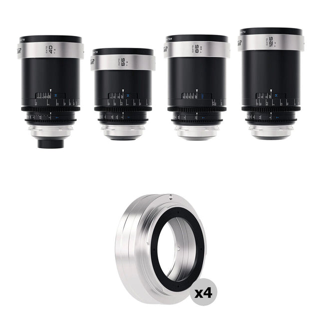 BLAZAR LENS CATO Set de 4 Lentes Anamórficos 40 55 85 125mm Full Frame ARRI PL