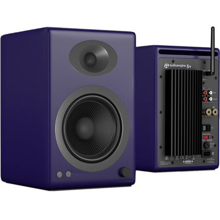 Audioengine A5+ Sistema de Altavoces Bluetooth 50W RMS 5" Kevlar Matte Blue