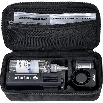 PMI Smoke Ninja Pro Hazer Kit Máquina de Humo Mini Portátil Batería Incluida 100ml Repuesto
