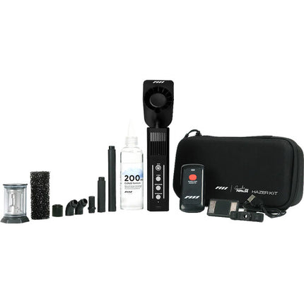 PMI Smoke Ninja Pro Hazer Kit Máquina de Humo Mini Portátil Batería Incluida 100ml Repuesto