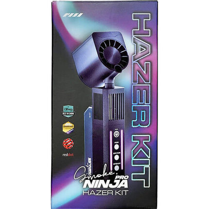 PMI Smoke Ninja Pro Hazer Kit Máquina de Humo Mini Portátil Batería Incluida 100ml Repuesto