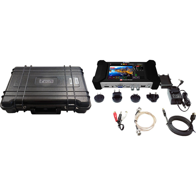 DIGITAL FORECAST Bridge X_TS V3 Probador SDI con Pantalla 5" y Kit Completo
