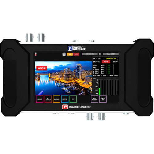 DIGITAL FORECAST Bridge X_TS V3 Probador SDI con Pantalla 5" y Kit Completo