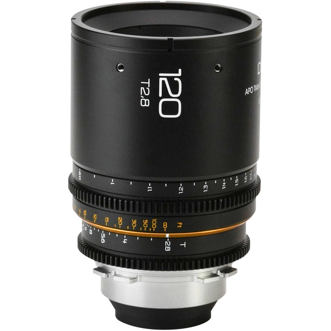 Dulens APO Close-Focus Triassic Prime 120mm T2.8 Lente Cine Full-Frame 32.7" Focus Cercano