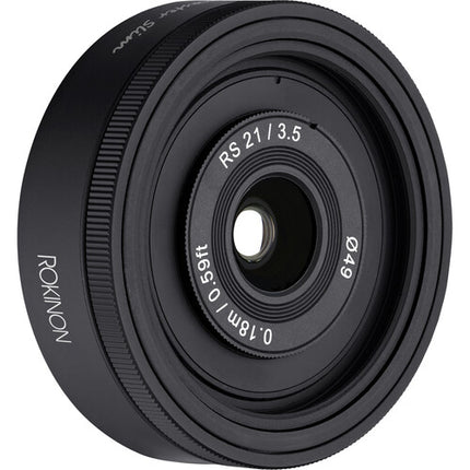 Rokinon Remaster Slim Kit de 3 lentes gran angular 21mm f3.5 32mm f2.8 para Sony E