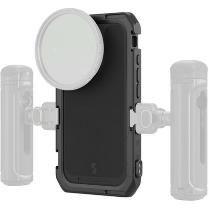 SmallRig Mobile Video Cage Edición Flagship para iPhone 16 Pro Max marco de aluminio duradero montaje rápido T-mount