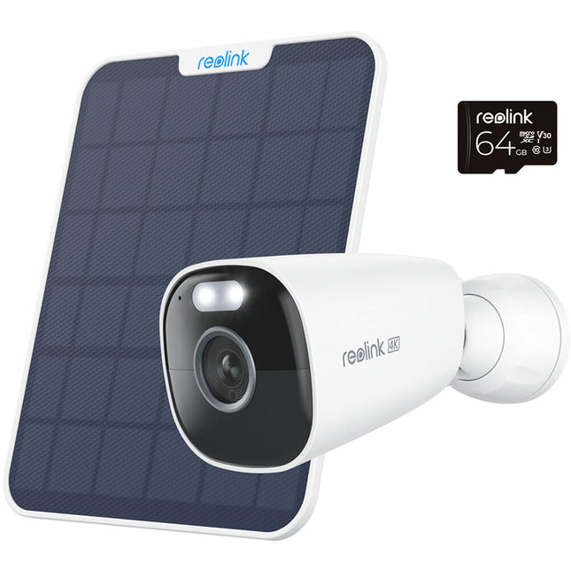 Reolink Argus Series B360 Cámara Exterior 4K UHD Visión Nocturna 125° Solar Panel