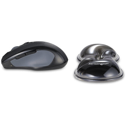 Kensington Slim Duo Gel Reposa Muñecas para Mouse y Trackball Gris y Negro diseños bajo perfil con canal de ventilación