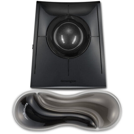 Kensington Slim Duo Gel Reposa Muñecas para Mouse y Trackball Gris y Negro diseños bajo perfil con canal de ventilación