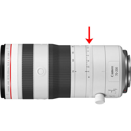 Objetivo Canon RF 70-200mm f2.8 L IS USM Teleobjetivo Zoom Estabilizado 82mm