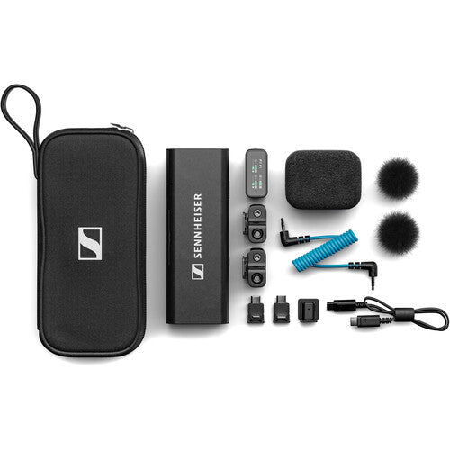 Sennheiser Profile 2-Person Sistema de Micrófono Inalámbrico Clip-On 18 Horas Batería y Alcance 800 ft