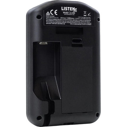 Listen Technologies LA-490 Beacon Bluetooth IR Montaje en Pared con Batería USB