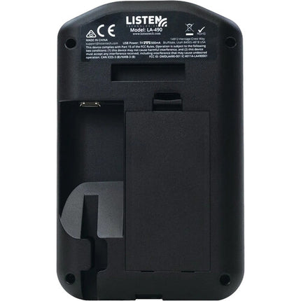Listen Technologies LA-490 Beacon Bluetooth IR Montaje en Pared con Batería USB