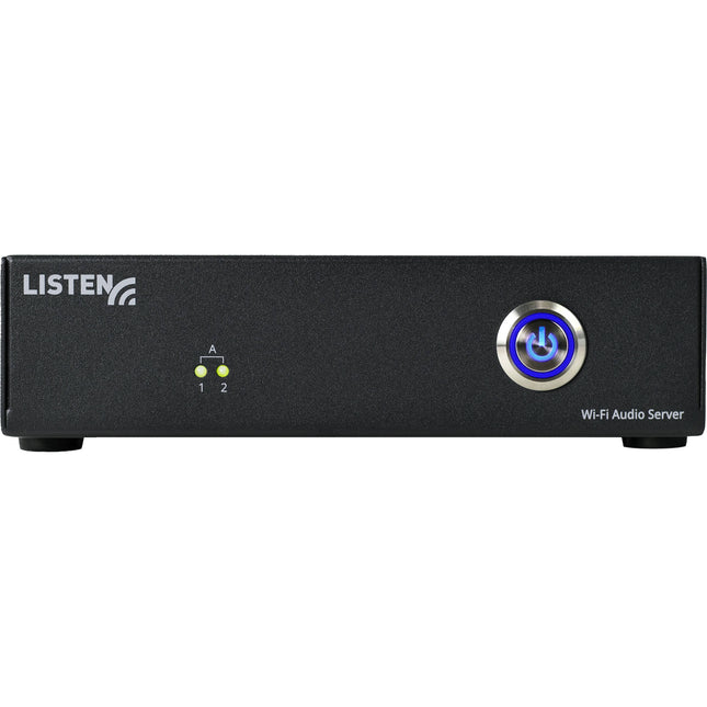Listen Technologies ListenWIFI Servidor de Audio Wi-Fi 2 Canales 500 Usuarios incl Fuente y Cables