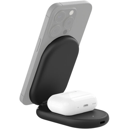 Belkin BoostCharge Soporte de Carga Inalámbrico Qi2 Plegable 15W Negro
