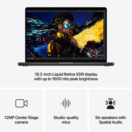 Apple 16" Macbook Pro M4 Pro 24GB RAM 512GB SSD Negro Espacial