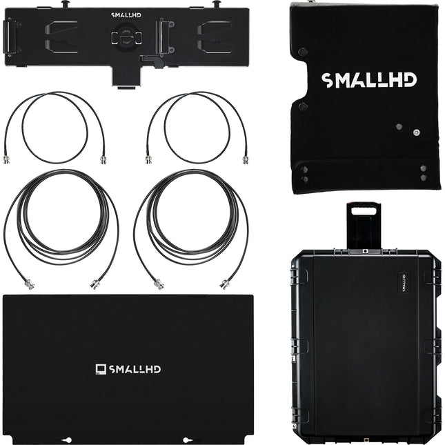 SmallHD V-Mount Kit Accesorios para Monitor Cine 24 14V 26V Batería Dual