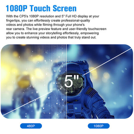 Shimbol CP5 Monitor Smartphone con pantalla táctil 5" Full HD y microSD