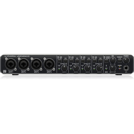 Behringer UMC404HD 4x4 Interfaz de audio USB para estudio 24-Bit 192 kHz