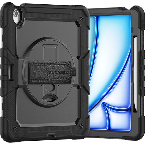 Encased Rugged Shield Funda Resistente para iPad Air 13" M2 M3 con Soporte y Correa