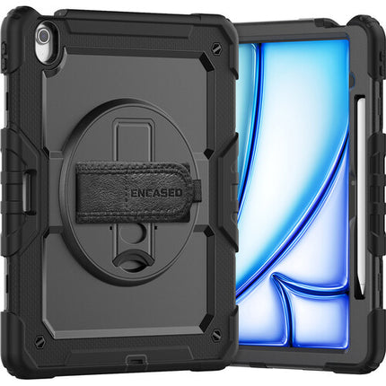 Encased Rugged Shield Funda para iPad Air 11" M2 M3 con Soporte y Correas