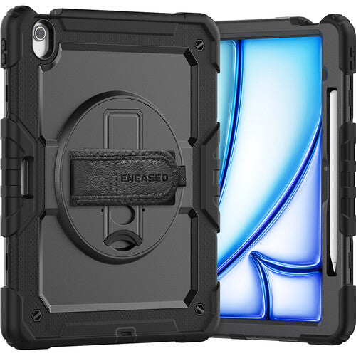 Encased Rugged Shield Funda para iPad Air 11" M2 M3 con Soporte y Correas