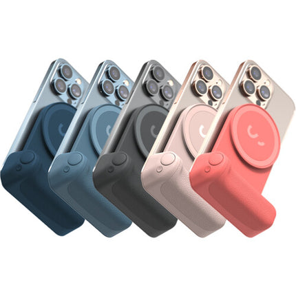 ShiftCam SnapGrip Classic Midnight agarre para iPhone 3200mAh carga inalámbrica Qi