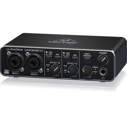 Behringer UMC202HD Interfaz de Audio USB 2x2 24-Bit 192kHz Para Estudio