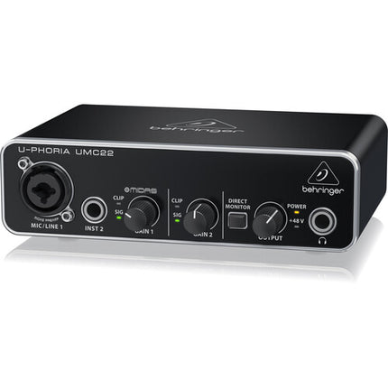 Behringer UMC22 Interfaz de Audio USB Profesional 24-Bit 48kHz USB-B