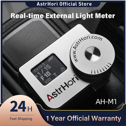 AstrHori AH-M1 Medidor de Luz Plata Pantalla OLED 0.66 USB-C