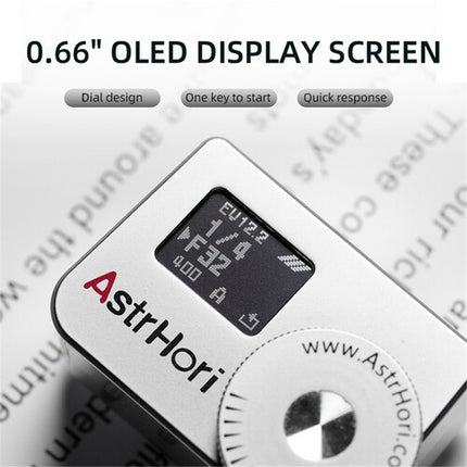 AstrHori AH-M1 Medidor de Luz Plata Pantalla OLED 0.66 USB-C