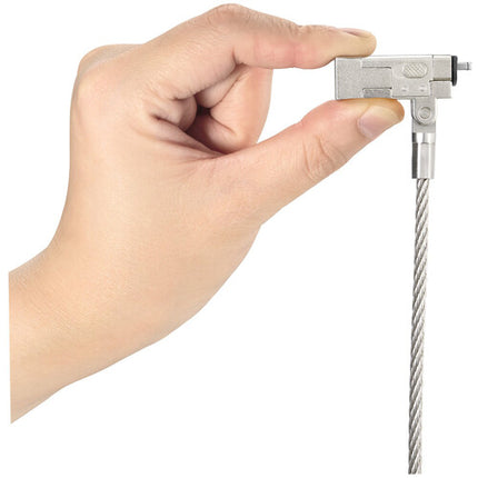 Kensington Slim NanoSaver 2.0 EQ Candado para Portátil con Gancho Expandible y Sistema de Llaves 5mm