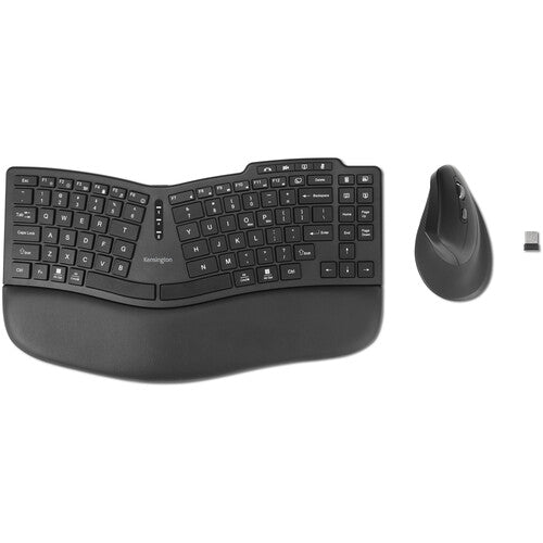 Kensington Pro Fit Ergo KM675 EQ Set De Escritorio Inalámbrico 2400 dpi Bluetooth 2.4 GHz